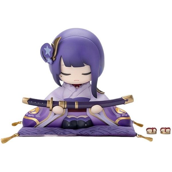 Figura De Anime 10CM Genshin Impact Beelzebul Xiao Klee MuñEco Lindo Modelo Sentado PVC Serie De Juego ColeccióN Escultura Adorno With Box-image