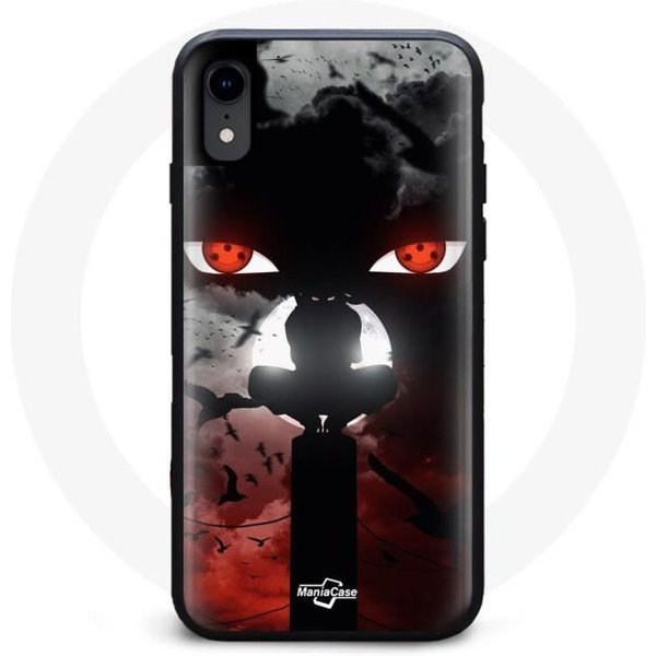 Funda - Maniacase - Iphone X - Itachi Uchiwa - Flexible - Negro Negro-image