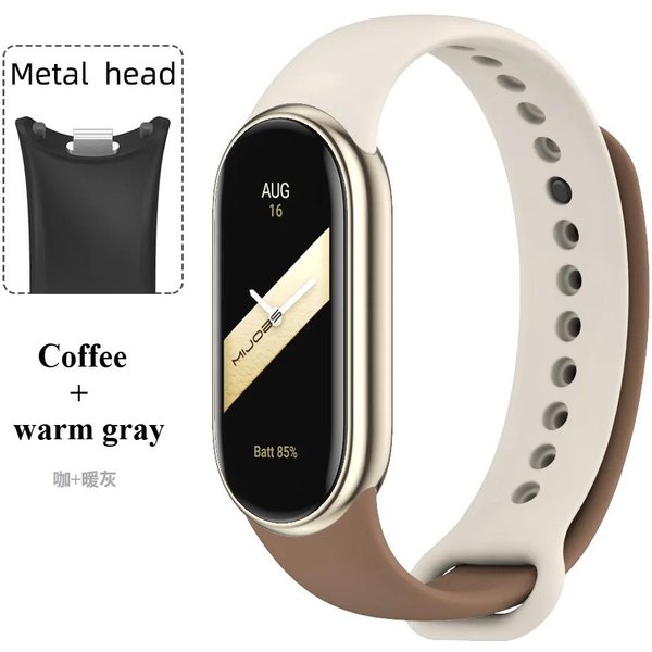 Sportowy Silikonowy Pasek Do Xiaomi Mi Band 9 NFC Wymienny Pasek Bransoletka Do Xiaomi Mi Band 8/9/10 Pasek Na Nadgarstek Akcesoria Do Smartwatcha For Mi Band 8/8NFC-image