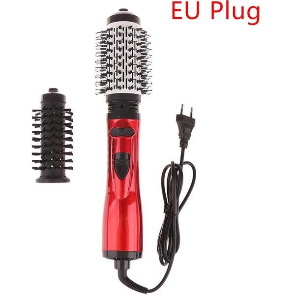 Cepillo Secador De Pelo 3 En 1, Cepillo Giratorio De Aire Caliente, Rizador, Alisador, Peinado, Secador De Pelo Redondo IóNico Giratorio AutomáTico, Voluminizador EUR Plug Black-image