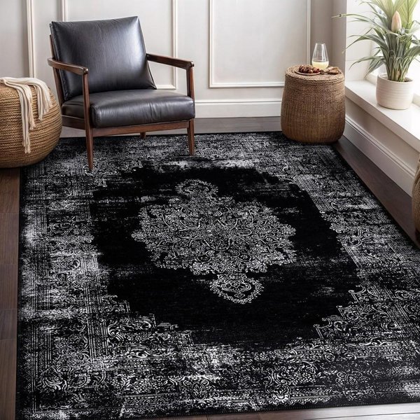 Alfombras éTnicas Retro, Alfombra Persa Turca Para Sala De Estar, Mesita De Noche, Dormitorio, Alfombra Vintage, Alfombra De Entrada, Alfombra Grande 80*120Cm-image