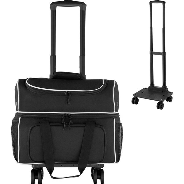 Torba Na 2 Kule Do KręGli Z KółKami CzterokołOwa Torba Do KręGli Komora Na Buty-image