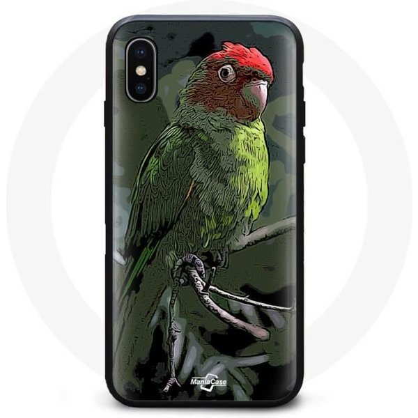 Funda - Pionus - Iphone XS Max - Flexible - Rojo - Verde Rojo-image