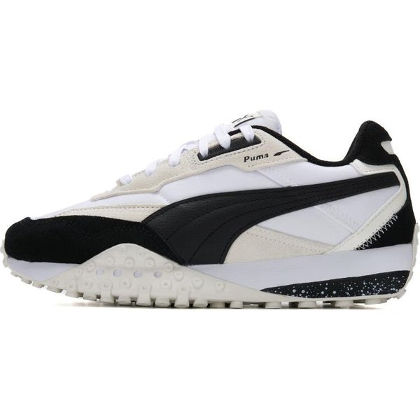 Puma Blktop Rider Moda Retro AbsorcióN De Impactos Antideslizante Resistente Al Desgaste Zapatillas Casuales De Running De CañA Baja Unisex Zapatilla Negro Blanco 392725-37 40-image