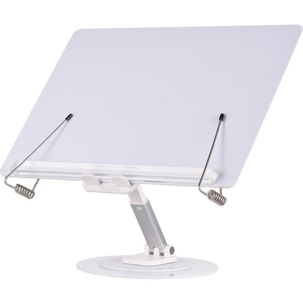Soporte De Escritorio Para Libros Para Lectura Con Base Giratoria De 360 Grados Y Clips De PáGina Plegable Y áNgulo Ajustable Type 2-image