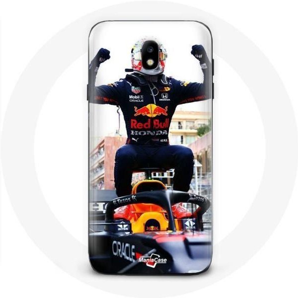 Funda Para Samsung Galaxy S4 FóRmula 1 Max Verstappen Piloto De Automovilismo F1 Negro Rojo Y Amarillo-image
