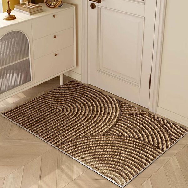 Prosta Mata WejśCiowa Z Drutu PVC Odporna Na Brud, Drzwi WejśCiowe, AntypośLizgowa Mata, Wizualna Mata PodłOgowa 3D 60 * 90CM-image
