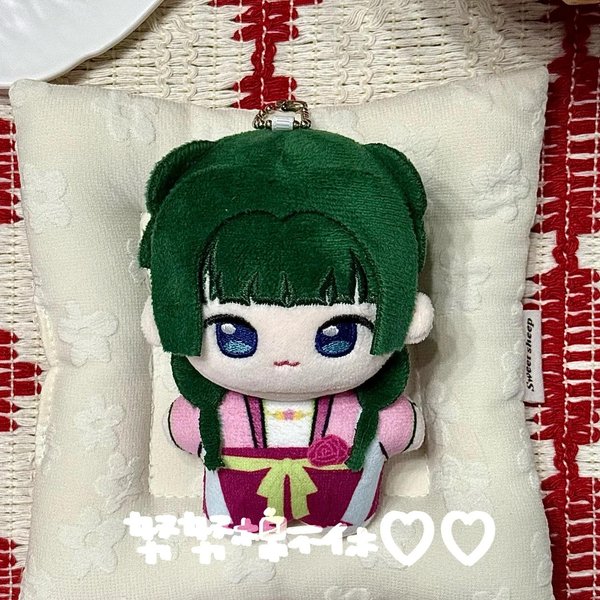 PamięTniki Aptekarki Maomao Pluszowa Lalka Urocza MięKka Wypchana Jinshi Lalka Anime Chibi Maomao Pluszak Dla FanóW Anime Kolekcja Prezent 10Cm-image