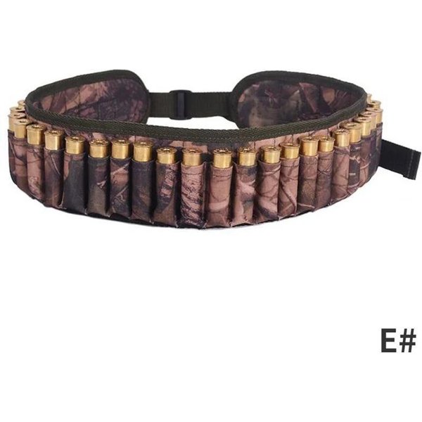 Taktyczny Pas Bandolier Na 30 NabojóW 12 Gauge Pouch Na Amunicję MyśLiwski Uchwyt Na ŁUski Do Strzelby Pas Biodrowy Akcesoria Airsoft Brown-image