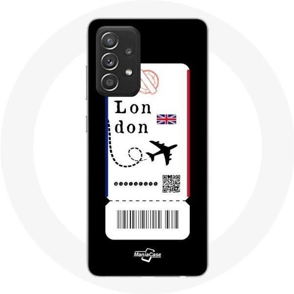 Funda Para Samsung Galaxy A52 Billete De AvióN Londres-image