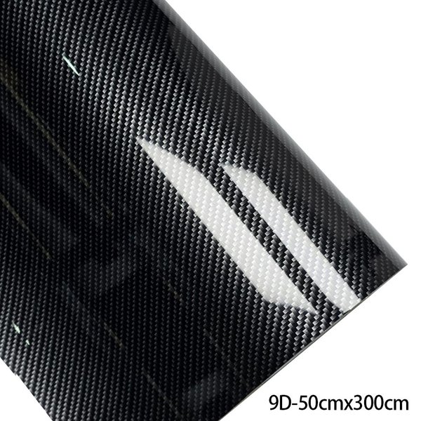 Naklejka Samochodowa Z WłóKna WęGlowego 3D 4D 5D 6D 9D Winylowa Samoprzylepna Ochrona Wodoodporna Naklejka Na Akcesoria Do Tuningu Motocyklowego 9D-50Cmx300Cm-image