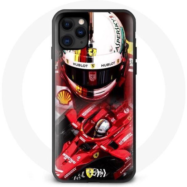 Funda - Maniacase - Iphone 13 Mini - FóRmula 1 - Sebastian Vettel - Flexible - Negra Negro-image