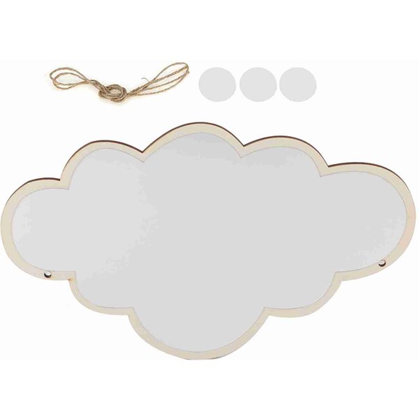 Pegatina De Pared Con Espejo Decorativo De AcríLico NóRdico Para HabitacióN De NiñOs, DecoracióN Del Hogar #Cloud-image
