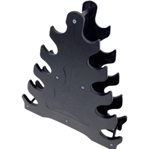 Soporte Para Mancuernas, Soporte Para Mancuernas De 5 Niveles, Soporte Para Pesas, Organizador De Almacenamiento Para Gimnasio En Casa-image