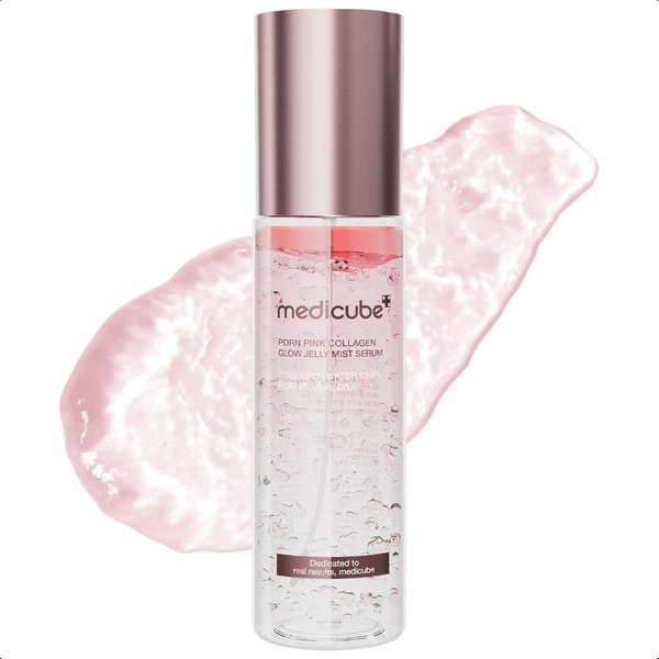 Medicube Pdrn ColáGeno Rosa Glow Jelly Mist Serum 100Ml Para HidratacióN, Luminosidad, Piel Con Aspecto Relleno Medicube Spray 100Ml-image