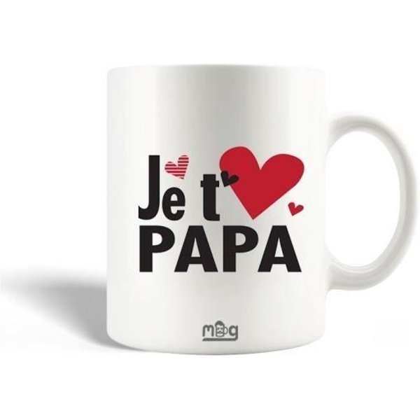 Taza - Te Quiero Papá - CeráMica - Blanco - 30Cl - Apto Para Lavavajillas-image