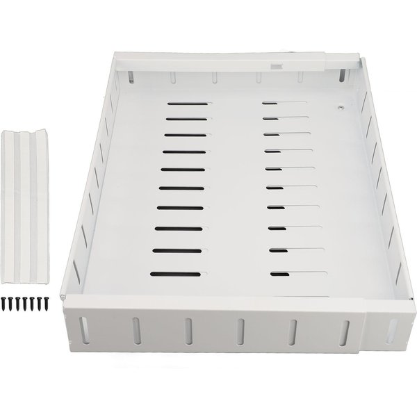 Organizador De Armario ExtraíBle Extensible Adhesivo CajóN Deslizante Para Despensa Armario Blanco-image