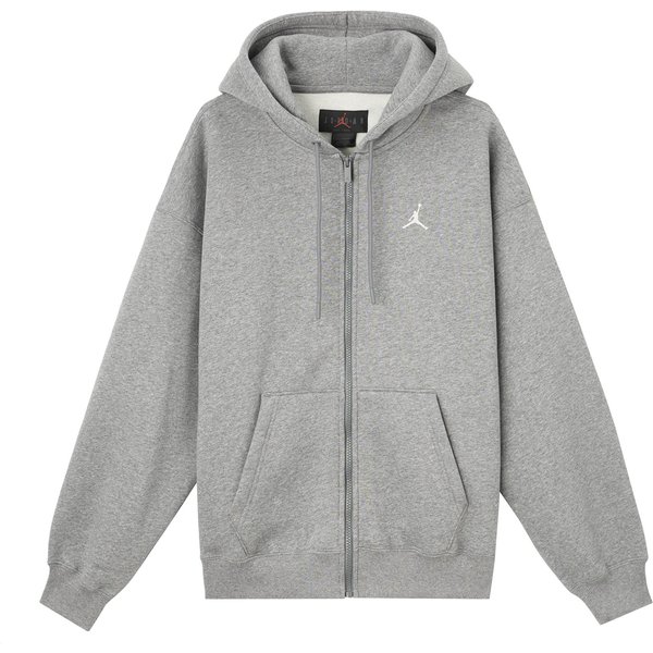 Sudadera Jordan Brooklyn Fleece SS25 Para Hombre Gris CarbóN/Blanco Vela M Gray-image
