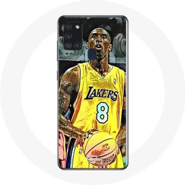 Funda Samsung Galaxy A21S Kobe Bryant Dunk Lakers 8 NBA Negra-image