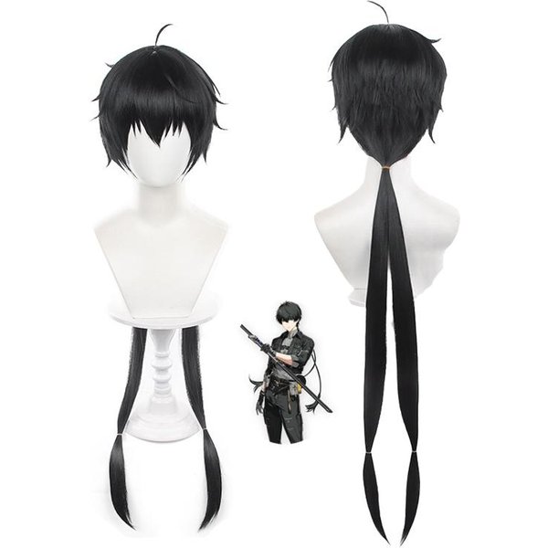Nowa Gra Wuthering Waves Kostium Cosplay Rovera StróJ Cosplay Rovera MęSki Peruka Halloween Karnawał Mundurek Impreza BożOnarodzeniowa Dla MężCzyzn Xxxl White-image