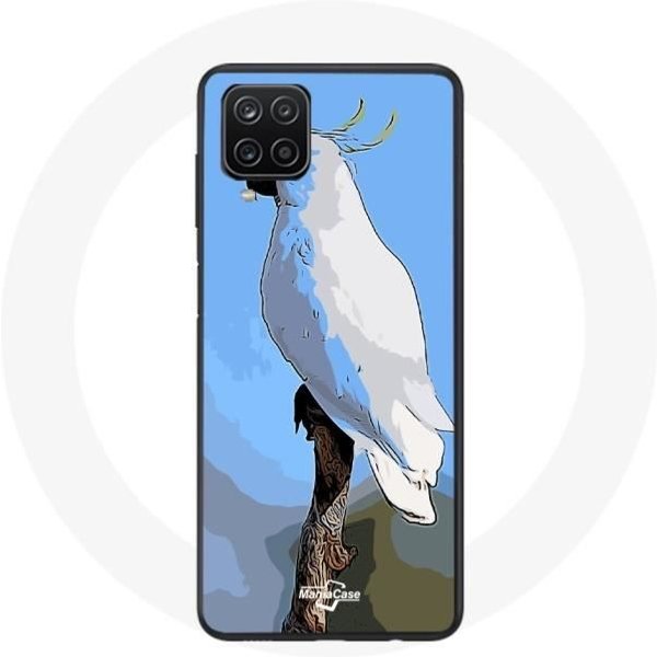 Funda - Maniacase - Samsung Galaxy A22 4G - Cacatuas Loros - Flexible - ProteccióN Smartphone Blanco-image