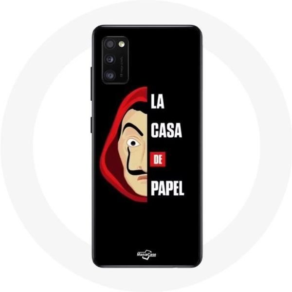 Funda - La Casa De Papel - Samsung Galaxy S20 - Flexible - Negra - Logo Y MáScara-image