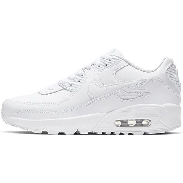 Nike Air Max 90 Recraft Triple White GS CD6864-100 35.5 White-image