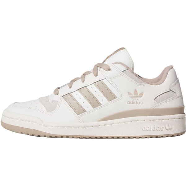 Zapatillas Adidas Originals Forum Cl Ajuste CóModo CañA Baja Unisex Blancas MarróN Claro JQ1536 38 White-image