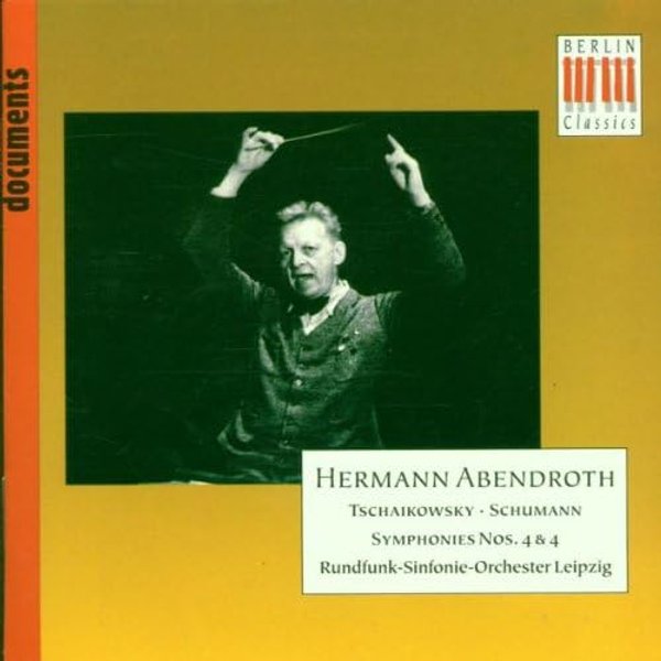 CD Tchaikovsky, Schumann, Abendroth; L - Schumann;SinfoníA No.4 BC20532 JapóN CláSico Usado Blue-image