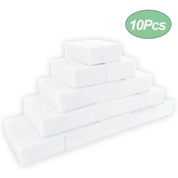 GąBka Melaminowa Magiczna GąBka Do śCierania Gumka Do śCierania GąBki CzyszcząCe Do Kuchni I łAzienki NarzęDzia Do Czyszczenia 10*6*2Cm White-image