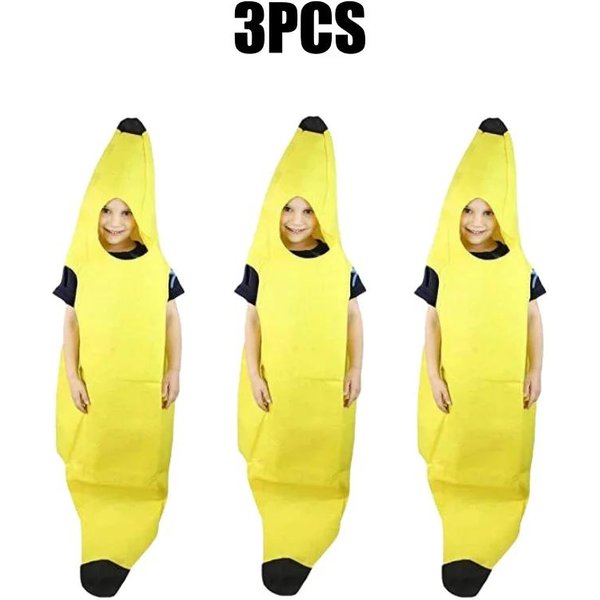 Halloween Kostium Owocowo-Warzywny Dla DorosłYch Zabawny Cosplay Banan StróJ KarnawałOwy Kostium Dla Pary Impreza Purim Przebranie Pokaz Sceniczny Adult-image