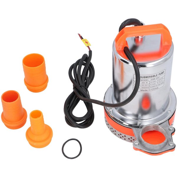 DC24V 260W Pompa Zanurzeniowa Pompa Wodna O DużEj WysokośCi Podnoszenia 1 Cal 1,5 Cala 2 Cale Port Wylotowy Do Stawu Ogrodowego-image