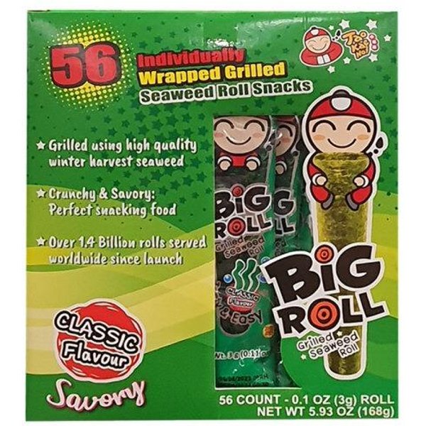 Taokaenoi Rollo Grande De Algas Marinas Asadas Rollo CláSico Crujiente Snack Tostado 168G X 1 Paquete-image