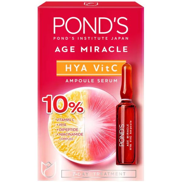 Set De Suero En Ampolla Pond's Age Miracle HYA Vit C (1,2 G. X 7 Piezas) 1.2 G. X 7 Pcs-image