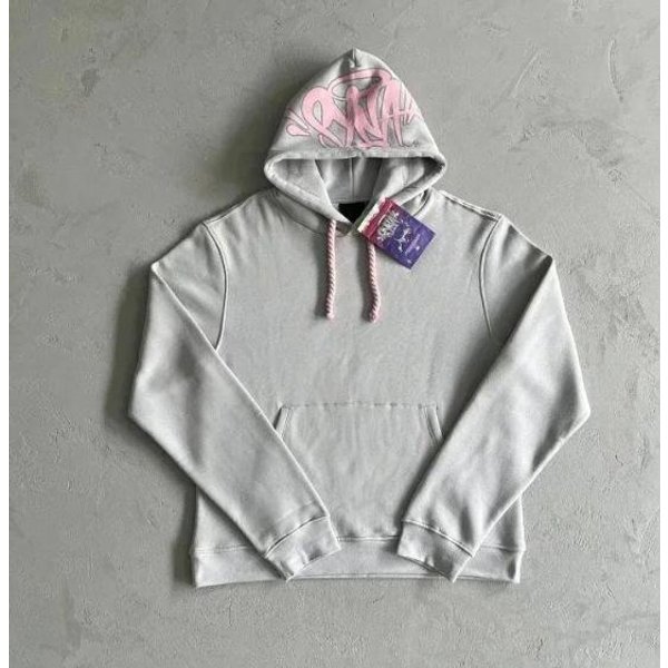 Synaworld-Bluza Spodnie Dresowe Zestaw DwuczęśCiowy Y2K Z Nadrukiem Liter LuźNa Bluza Z Kapturem Spodnie Dresowe Zestaw XXL Gray-image