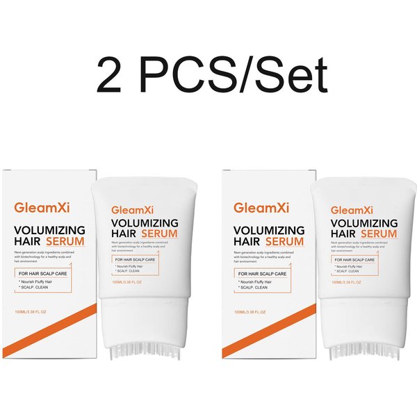 PielęGnacja WłOsóW Serum Na SkóRę GłOwy GłęBoko OdżYwiająCe Naprawa Suchych WłOsóW Puszysta Stylizacja Lekkie 100Ml Serum Z Wbudowaną Szczoteczką MasująCą B 2PCS-image