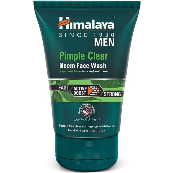 Himalaya Herbals PłYn Do Mycia Twarzy ŻEl Pimple Clear Neem Dla MężCzyzn 100Ml Naturalny śRodek OczyszczająCy WalcząCy Z TrąDzikiem Black-image