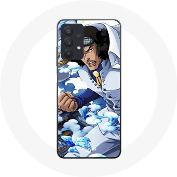Funda - Aokiji - Samsung Galaxy A32 5G - Flexible - Anime One Piece - Blanco-image