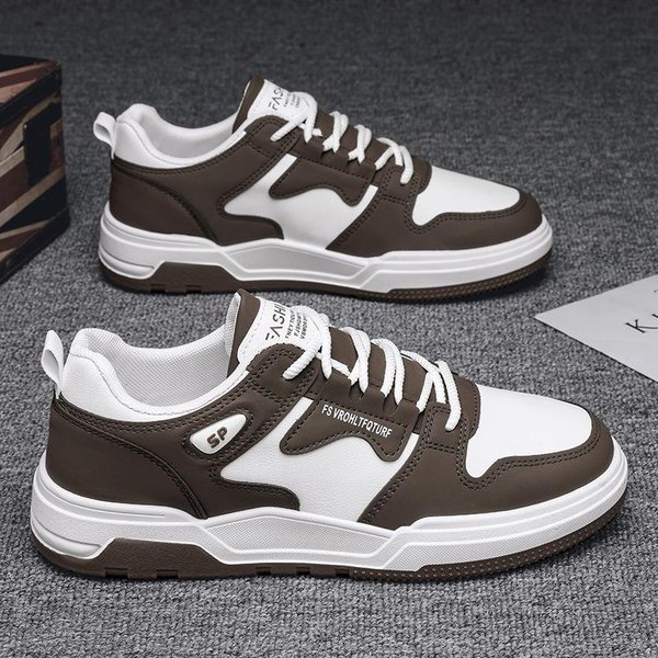 Zapatos De Primavera Nuevos Zapatos Deportivos Impermeables Para Hombre Zapatos Casuales De CañA Baja Suela Plana VersáTiles Transpirables Zapatos Para Hombre 44 Gray-image