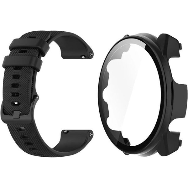 Silikonowy Pasek Do Zegarka I Etui PC Dla Garmin Forerunner 965 265 265S 255 255S Akcesoria Pasek Silikonowy Quickfit Forerunner 965-image