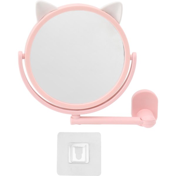 Espejo De Maquillaje 16.5Cm DiáMetro Imagen Clara Espejo CosméTico Espejo De Pared Para BañO-image
