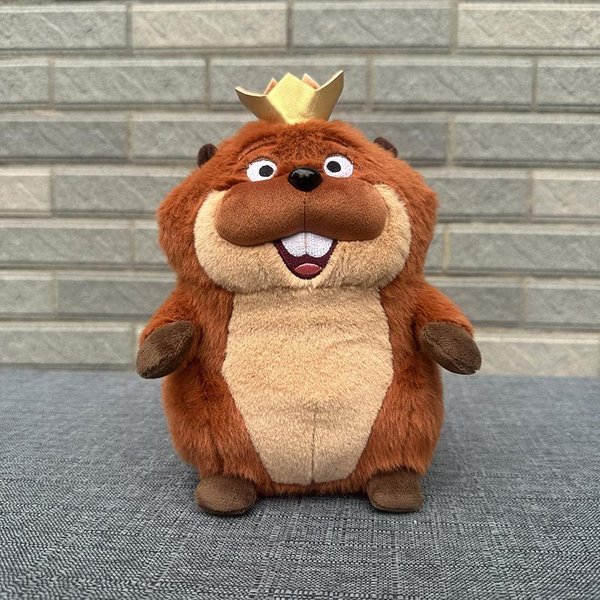 Nuevo Peluche De Hoppers Anime Rey Jorge Tom Lagarto Animal De Peluche Suave Castor MuñEco De Peluche Juguete Lindo Regalo De CumpleañOs Para NiñOs-image