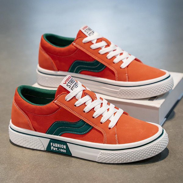 Zapatos De Skate Joker Transpirables Para Hombre Primavera Nuevos Zapatos Deportivos Casuales De Suela Blanda Para Hombre Zapatos De Lona De Moda Para Hombre. 39 White-image