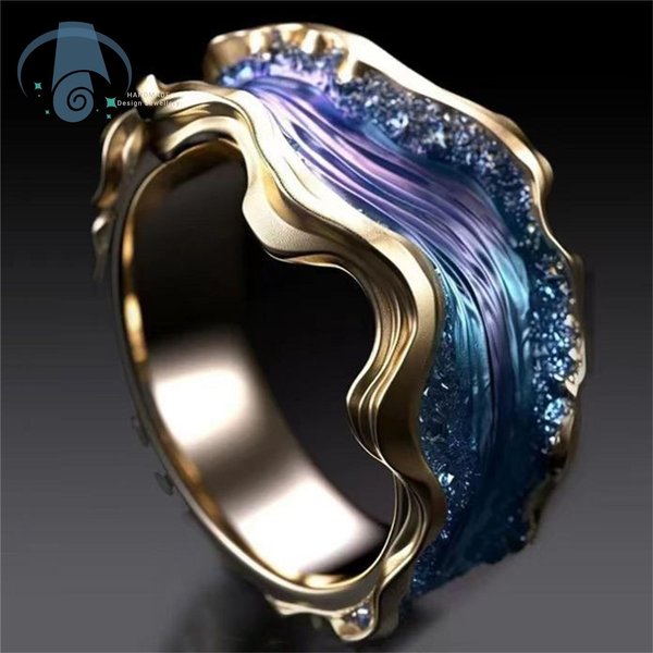 Anillo Abierto De Moda Para Mujer Ajustable Circonita CúBica PedreríA JoyeríA Para Fiesta Creativo ÚNico Hecho A Mano Idea De Regalo Para Ella Diario 6-image