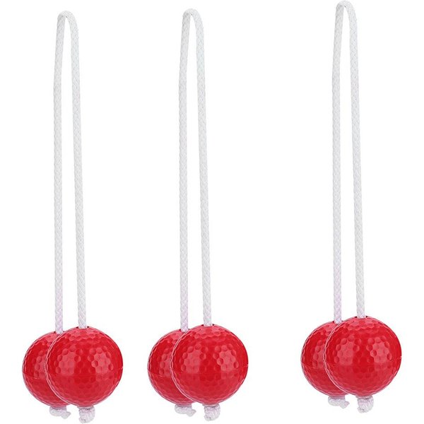 3 Pares De Lanzamiento De Bolas De Golf Ladder Golf Set De Bolas De Repuesto Bolas Deportivas Azul White-image