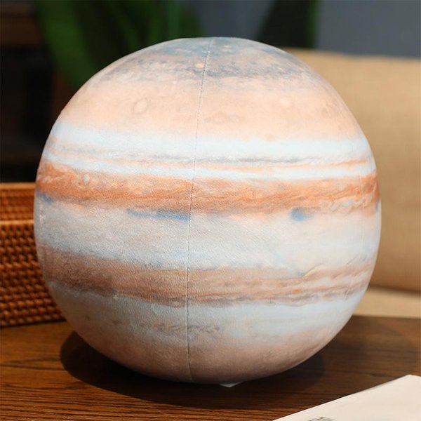 Realistyczna Pluszowa Zabawka Ziemia SłOńCe Mars Wypchany UkłAd SłOneczny Merkury Jowisz Saturn Uran Neptun Planeta OkrąGłA PiłKa Poduszka Do Rzucania About 25-27Cm-image