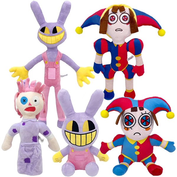 Niesamowity Cyfrowy Cyrk KróLik Clown Pluszowa Lalka Zabawka Prezent Dla Dzieci Pluszowa Lalka 11Cm-30Cm-image