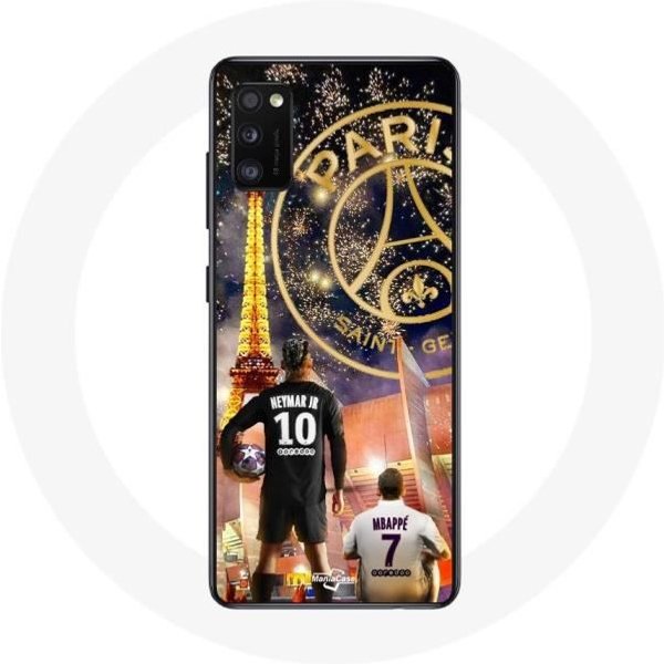 Coque Pour Samsung Galaxy A41 PSG Neymar Et Mbappé Joyeux NoëL-image
