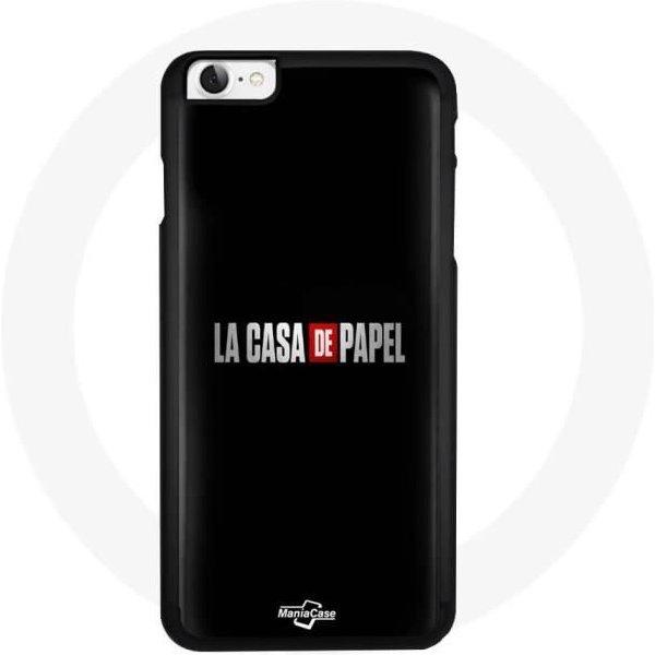 Funda De TeléFono - La Casa De Papel - Iphone 8 - Flexible - Negra - ProteccióN Contra Golpes Negro-image