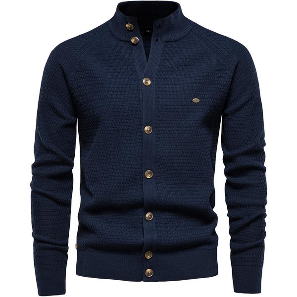 OtoñO E Invierno Nuevo CáRdigan SuéTer De Hombre SuéTer De Negocios Tejido Hombre 2XL-image